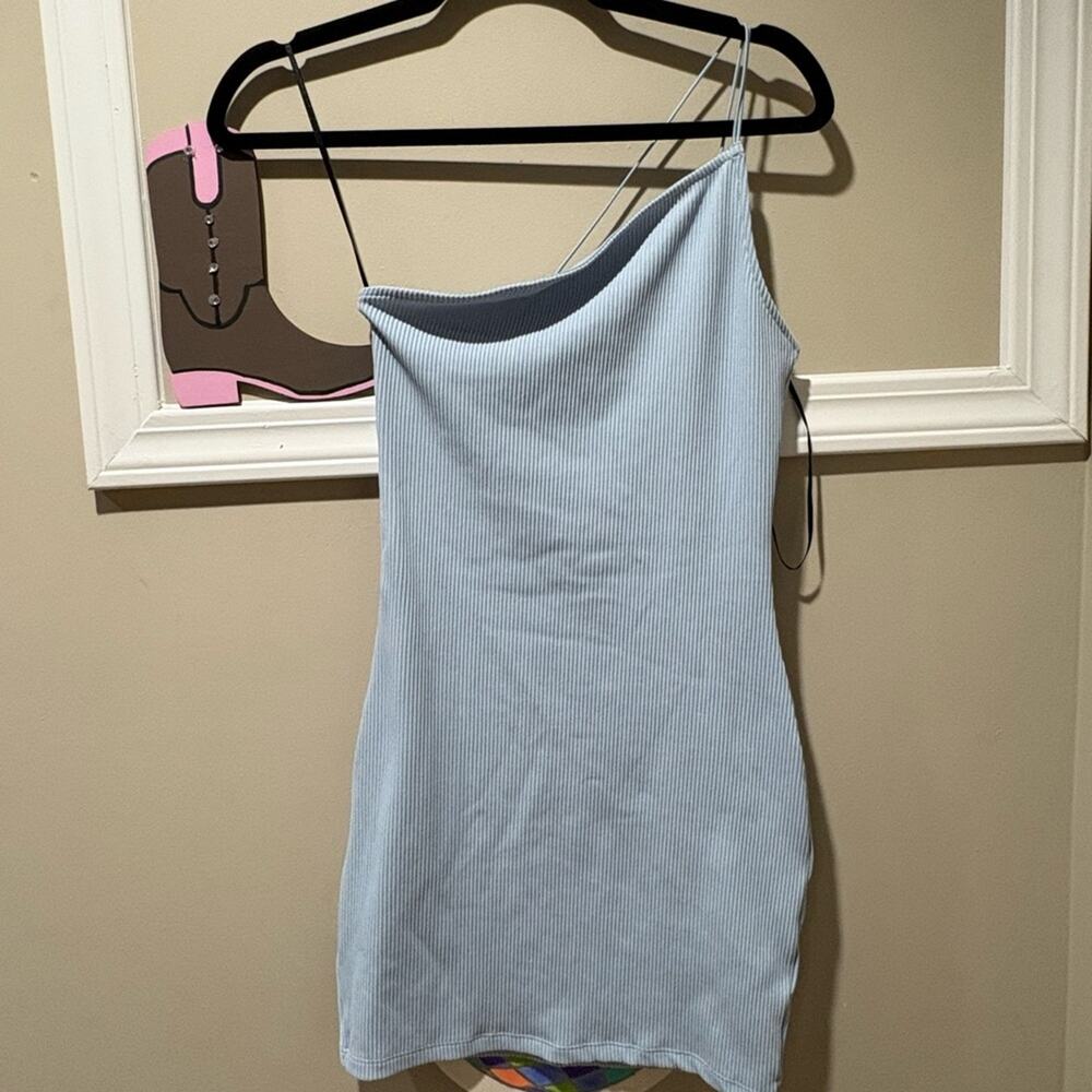 H&M Light‎ Blue Ribbed Tank Top